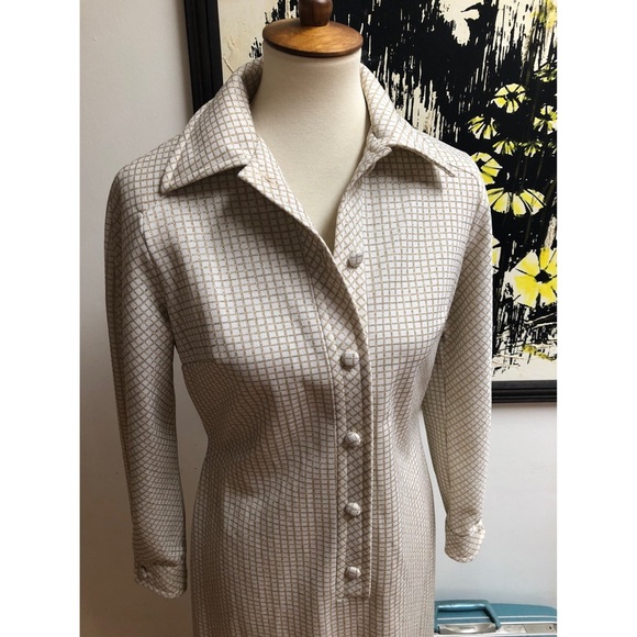 Oh hay Mary Tyler Moore! True vintage poly maxi - Picture 8 of 8